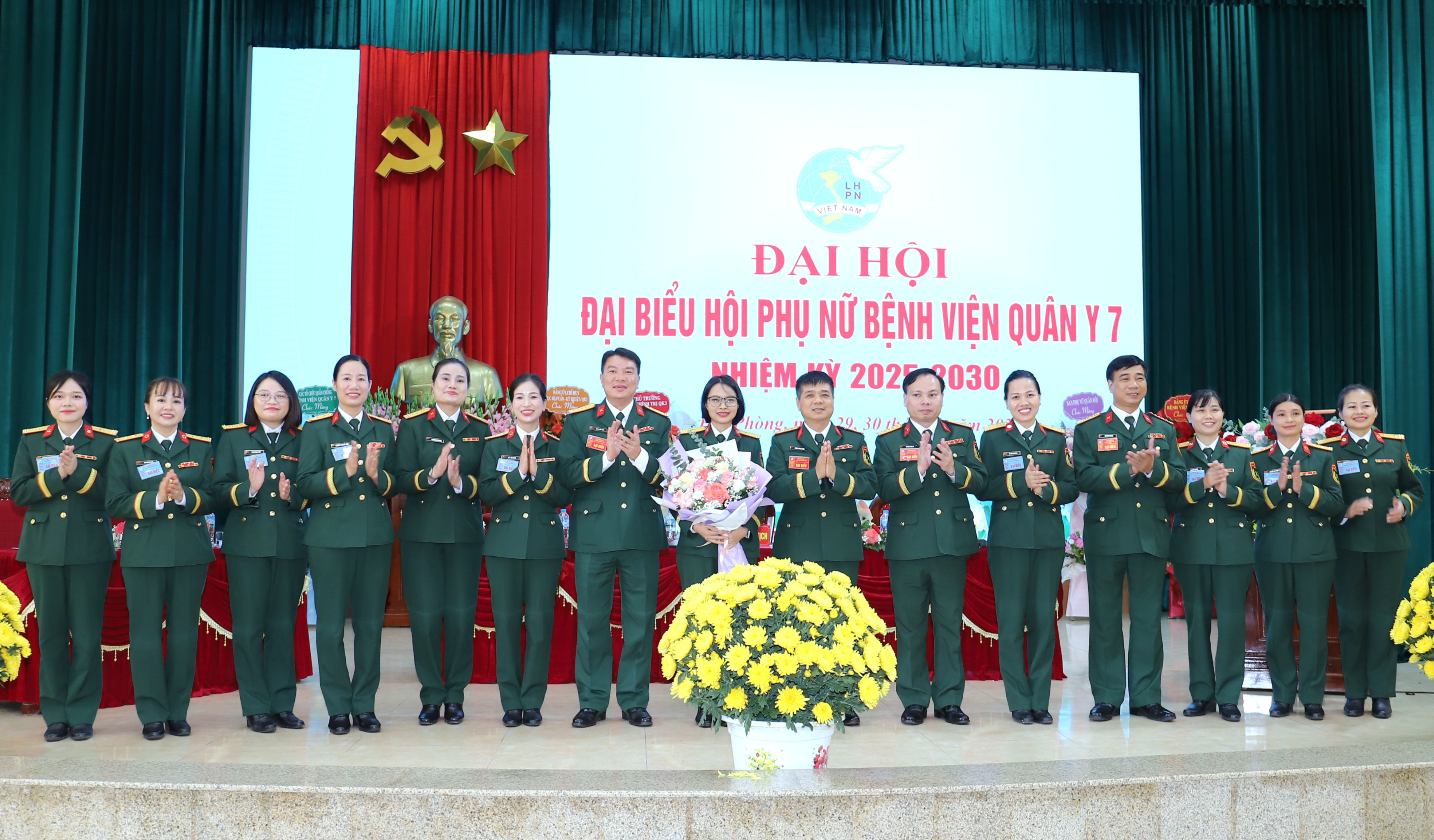 Đại hội đại biểu Hội Phụ nữ Bệnh viện Quân y 7 nhiệm kỳ 2025 - 2030